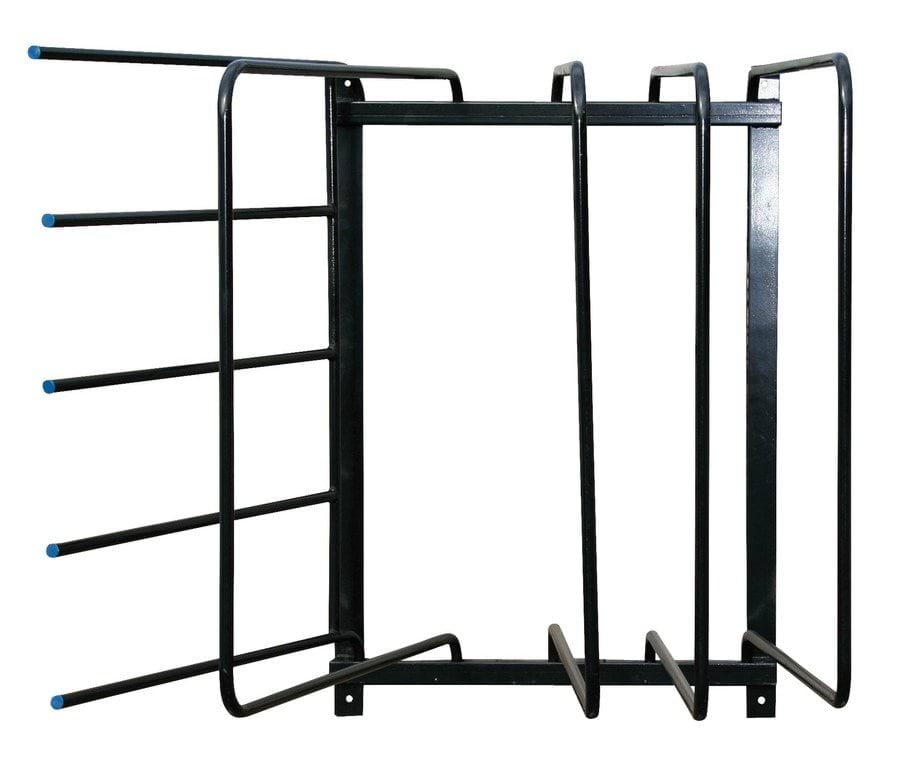 Wieszak na derki i czapraki, 5 ramion, czarny, Kerb - Cavalo